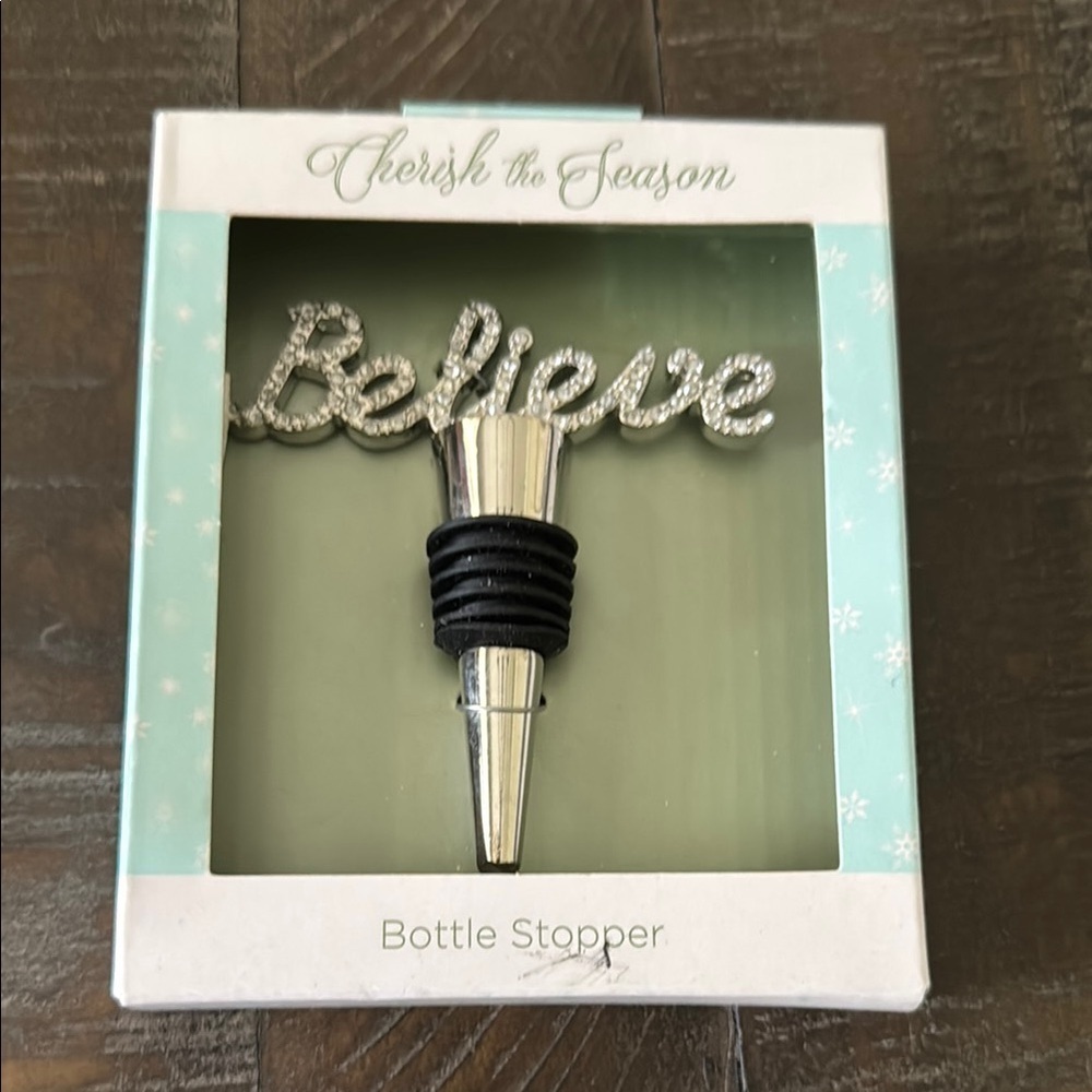 Silver Bottle Stopper